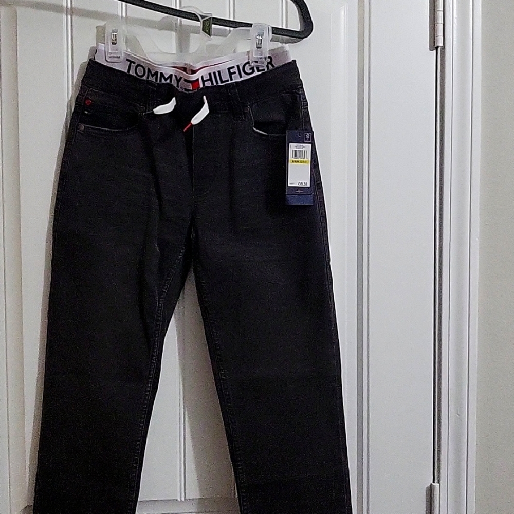 Tommy Hilfiger,  Boy's 12/14 charcoal denim joggers